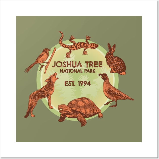 Creatures of Joshua Tree National Park Wall Art by Spatium Natura